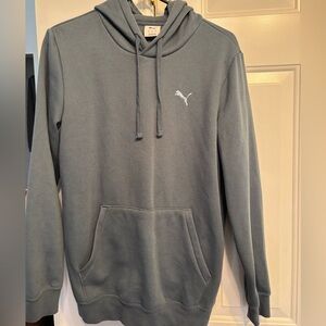 Steal Blue color puma hoodie. Worn once.